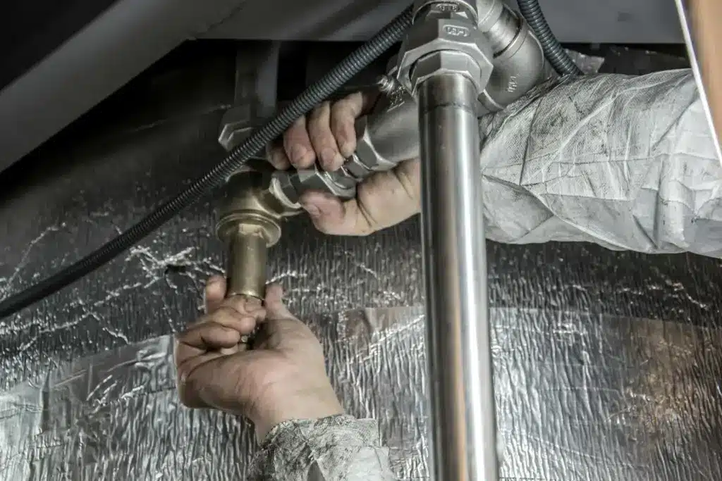 Plumber Fixing Leaks